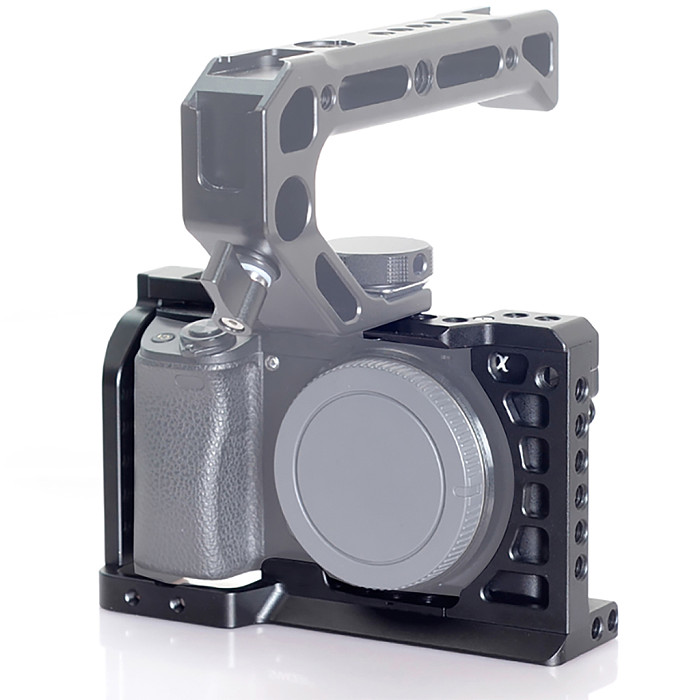 DSLR Camera Cage Rig for Sony A6300 A6400 A6500 A6000 Protective Case  Vlog Handheld Bracket Cold Shoe Mount Video Stabilizer