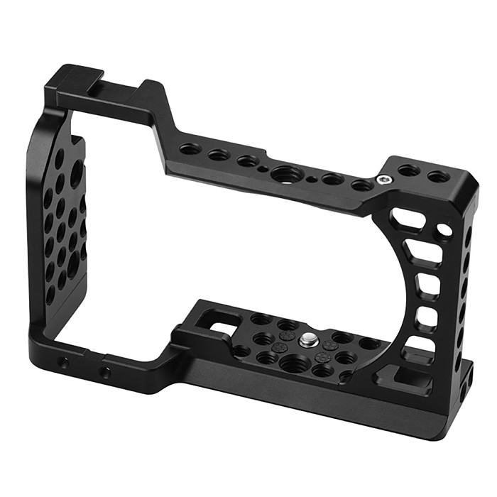 DSLR Camera Cage Rig for Sony A6300 A6400 A6500 A6000 Protective Case  Vlog Handheld Bracket Cold Shoe Mount Video Stabilizer