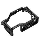 DSLR Camera Cage Rig for Sony A6300 A6400 A6500 A6000 Protective Case  Vlog Handheld Bracket Cold Shoe Mount Video Stabilizer