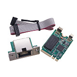 Mini PCIe / M.2 A+E KEY 10/100/1000M/2.5G Gigabit Ethernet Card R45 Port Network Card PCI Express Network Adapter for PC Desktop