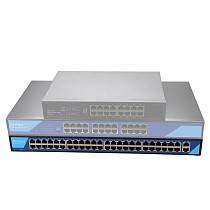 48-port 10/100Mbps+2-port Gigabit Unmanaged Switch RJ45 port Auto MDI/MDIX 10/100/1000Mbps Switch Support IEEE802.3x IEEE 802.3u