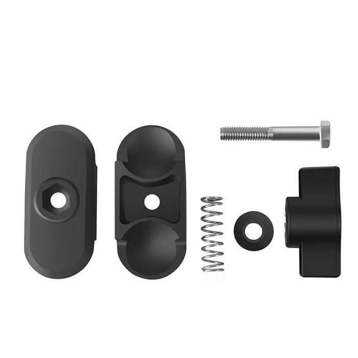 Double Socket Extension Arm 1-inch Ball Head Base Adapter for Ram Mount for GoPro For Insta360 Camera Bike Motorcycle Bracket