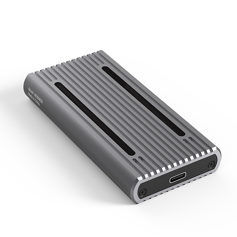 Aluminum Alloy SSD M2 NVMe NGFF Dual M2 Protocol RGB Case 10Gbps RGB M.2 SSD Enclosure Type-C USB Gen2 for M2 NVME NGFF Adapter