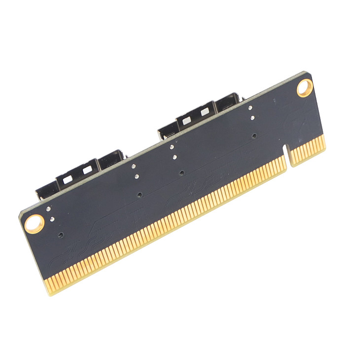 PCIe 4.0 x16 To 4 Ports NVMe-compatible Expansion Card PCI-E 4.0 16x To SlimSAS 8i x2 SFF8654 Graphics Card SSD Adapter Card