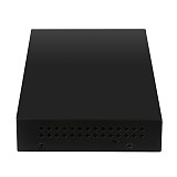 Ethernet Switch12V 1A 5Port Gigabit unmanaged POE Plug and Play Hub Internet Splitter 100/1000/2500Mbps RJ45 Ports