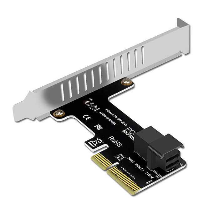 Pcie 4.0 to SFF 8643 Adapter Card  X4 X8 X16 for 2.5  NVME SSD Converter Hard Disk Expansion Card For Desktop