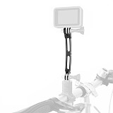 3 Way Mount Helmet Extension Arm Curved Pole Selfie Stick for GoPro Hero 11 10 9 8 SJCAM for DJI Osmo Action Camera Accessories