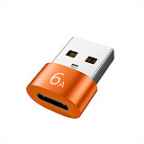 6A USB 3.0 Male to Type-C Female Audio Converter for PD Charging Headset Mobile Phone Data Transfer Connector USB-C OTG Adapter