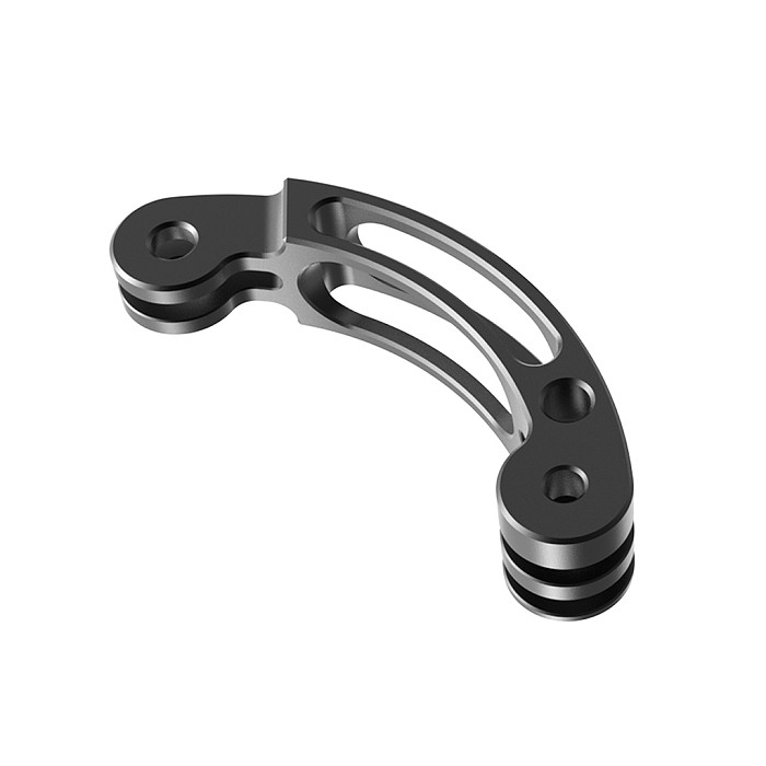 3 Way Mount Helmet Extension Arm Curved Pole Selfie Stick for GoPro Hero 11 10 9 8 SJCAM for DJI Osmo Action Camera Accessories
