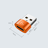 6A USB 3.0 Male to Type-C Female Audio Converter for PD Charging Headset Mobile Phone Data Transfer Connector USB-C OTG Adapter
