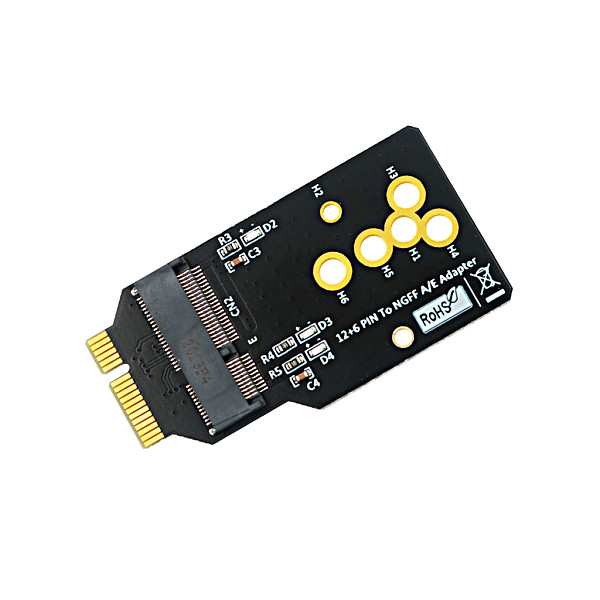 AX200/201/210 WIFI6 Module to 12+6 Pin Adapter Card for Replacing BCM94360CS2/BCM943224PCIEBT2 Card for NGFF 2230 M.2 Key A/E
