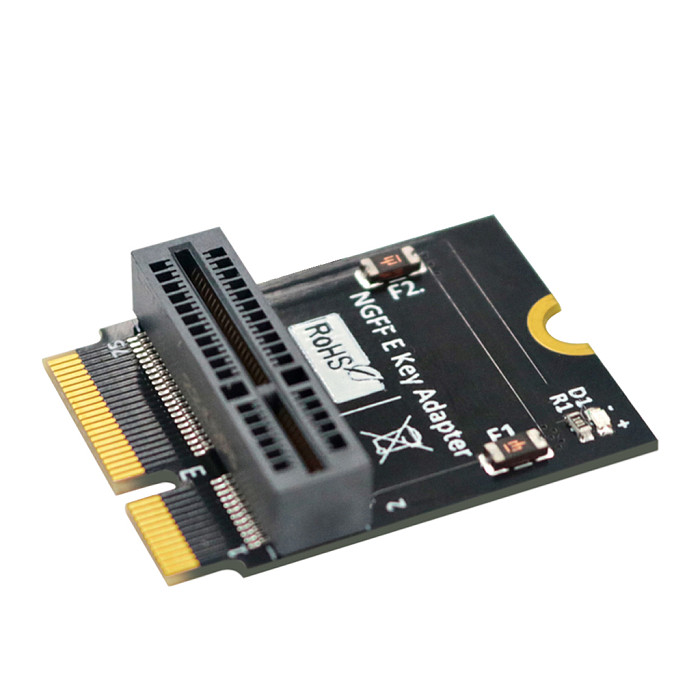 For NGFF M.2 E-key to E-key Adapter Converter Riser Board Support M.2 Key E 2230/2242/2260/2280 AX200/201/210 WiFi Card