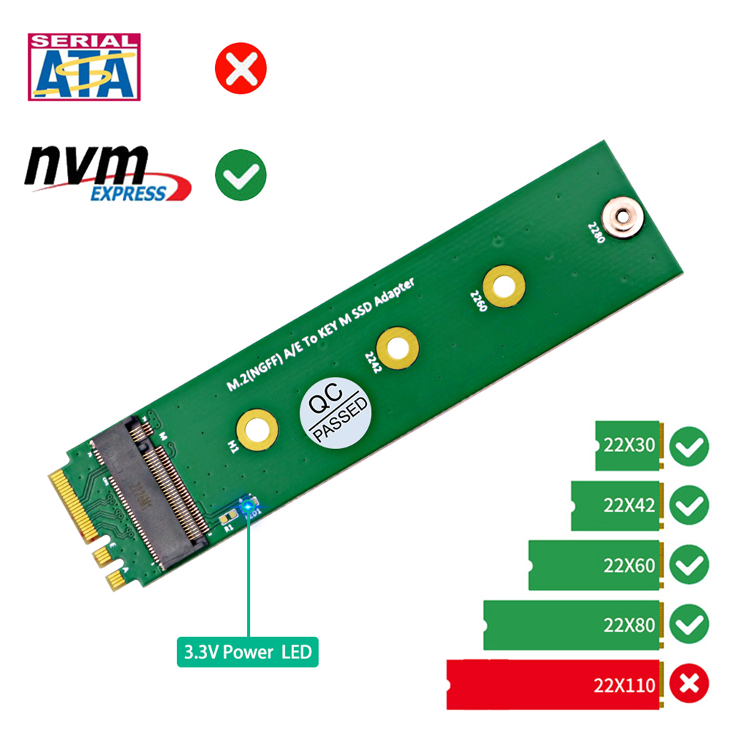 M2 key clearance e ssd