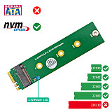 For M.2 NGFF NVME M-key SSD to A Key / E Key / A+E Key Adapter Convert Card Riser Support 2242/2260/2280 M.2 Key M SSD Adapter