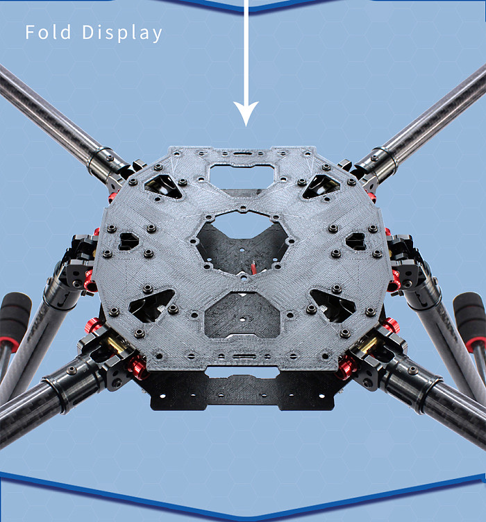 4PCS Z16 / Z30 / Z22 CNC Aluminum Folding Arm Tube Joint DIY for Dia 16mm 25mm 30mm Automatic Auto RC Quadcopter Multirotor