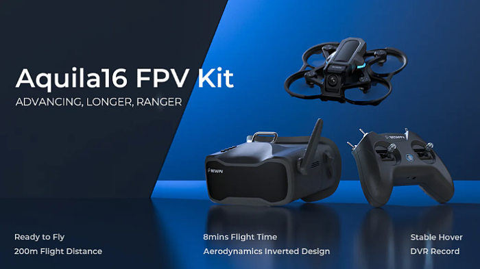 Aquila16 FPV Kit  VR03  Literadio 2 SE Radio Transmitter ELRS 3.0 Firmware Inverted Quadcopter  Modular Aerodynamic RC FPV Drone