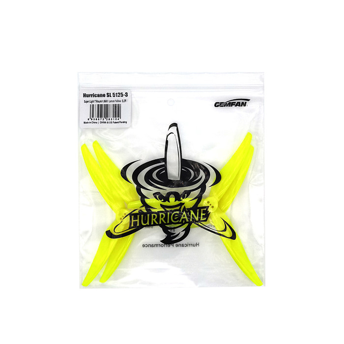 6/12 Pairs Gemfan Hurricane SL 5125 5.1inch 3-blade 1.5mm FPV Racing Freestyle Propeller for RC Drone Iflight Nazgul5 Upgrade