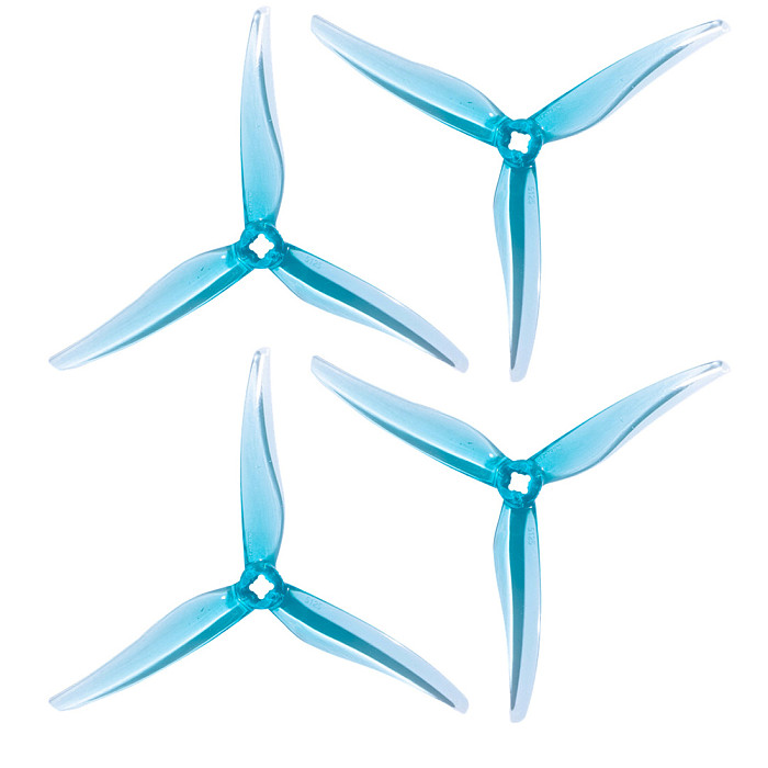 6/12 Pairs Gemfan Hurricane SL 5125 5.1inch 3-blade 1.5mm FPV Racing Freestyle Propeller for RC Drone Iflight Nazgul5 Upgrade