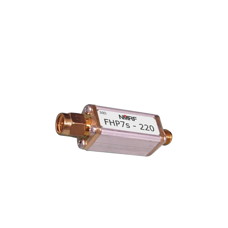 220MHz 7th Order High Pass Filter Discrete LC Components With Small Volume SMA Interface