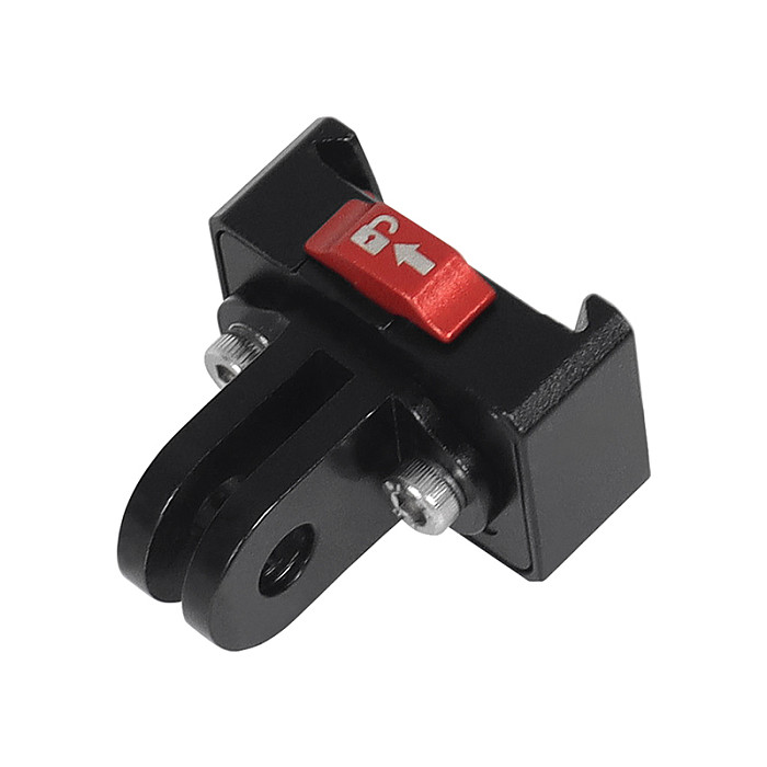 Mini V Lock 1/4 Base Mount Quick Release Clamp for GoPro Hero13 12 11 10 9 Action Camera Battery Cover Fast Install Tripod Adapter
