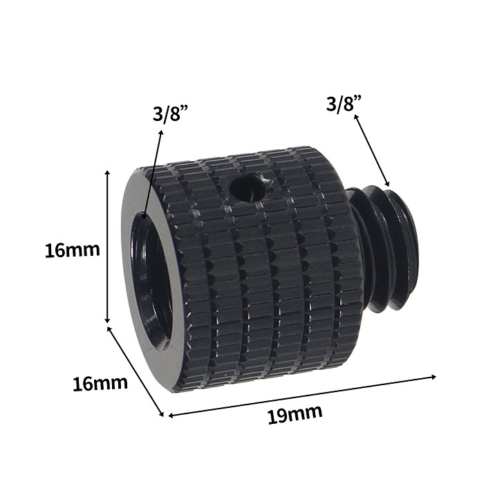 Reinforce Camera Conversion Screw Adapter 1/4 to 3/8 M5 M6 M8 M10 Male to Female Screw for Monopod Tripod Ball Lights Bike Mount