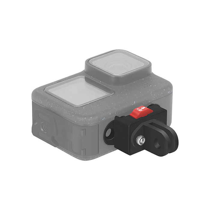 Mini V Lock 1/4 Base Mount Quick Release Clamp for GoPro Hero13 12 11 10 9 Action Camera Battery Cover Fast Install Tripod Adapter