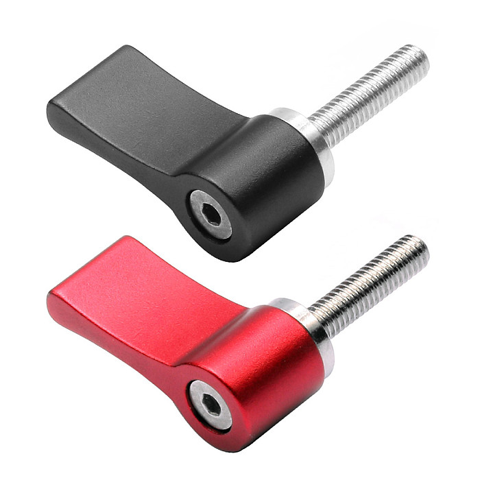 BGNing Aluminum L-type Tighten Handle Screw Locking 7-shaped Adjustable knob Screw M5 M4 Adjustable Screws DSLR Camera