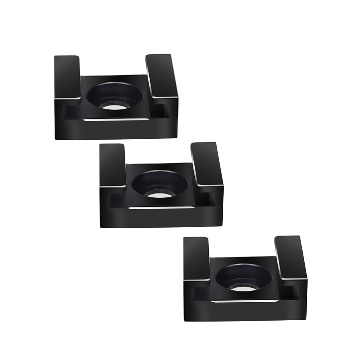3PCS Hot Shoe Mount Adapter Metal Hotshoe 1/4  Screw for DSLR Camera Cage Bracket Umbrella Holder Flash LED Trigger Cold Shoe
