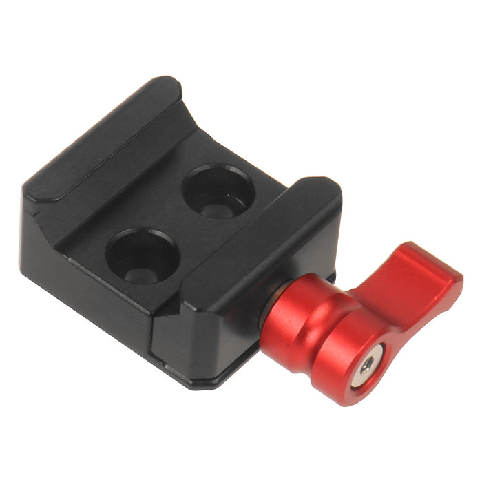 Quick Release NATO Rail Clamp 1/4  3/8  Mounting Holes for Cold Shoe Monitor Support DSLR Camera Cage Rig Extension Magic Arm