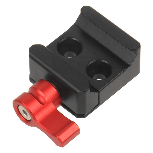 Quick Release NATO Rail Clamp 1/4  3/8  Mounting Holes for Cold Shoe Monitor Support DSLR Camera Cage Rig Extension Magic Arm