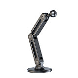 17mm Ball Joint Metal Aluminum Alloy Car Mount Adhesive Base Console And 360 Rotation Magnetic Fixed Floating Screen