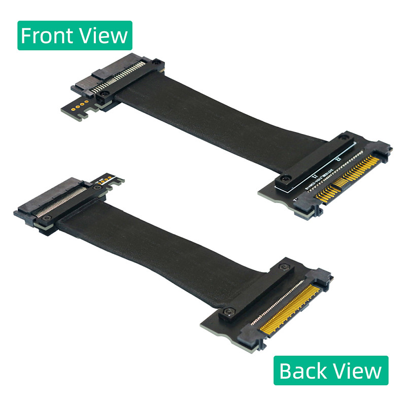 PCI Express To U.2 SSD SFF-8639 Extension Cable Extender U2 SFF-8639 68Pin Cable for NVME PCIe SSD Male to Female Adapter Cable
