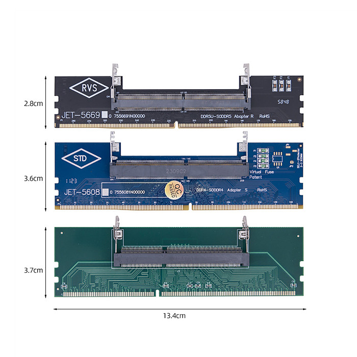 Memory Module Adapter Card Test SO-DIMM Laptop To Desktop DDR3/DDR4/DDR5 Drive Protection Card Slot