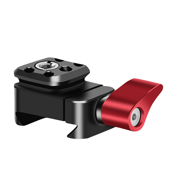 Quick Release NATO Rail Clamp 1/4  3/8  Mounting Holes for Cold Shoe Monitor Support DSLR Camera Cage Rig Extension Magic Arm