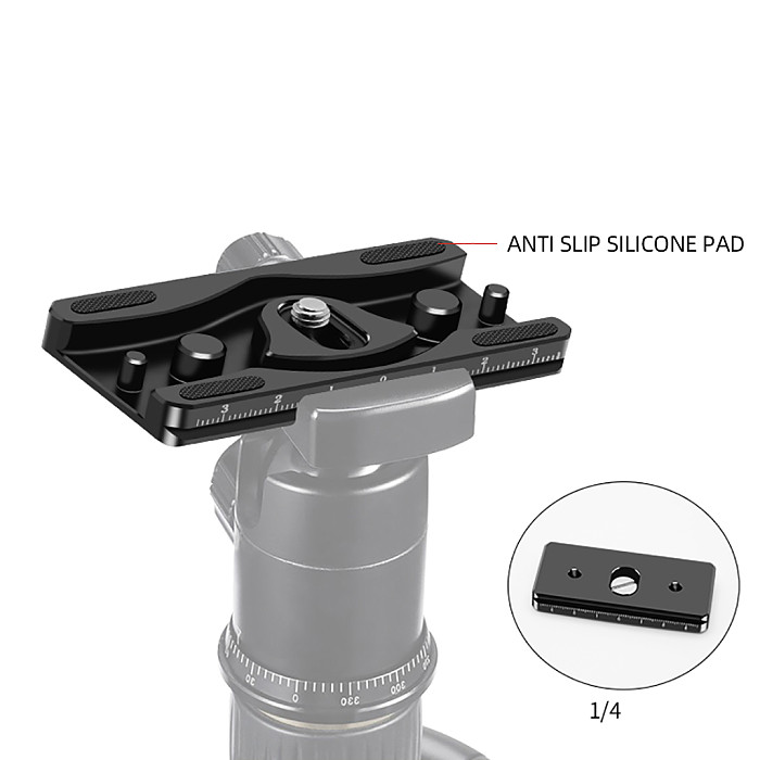 Cable Clamp Block For ARCA Tripod Monopod Quick Release Plate for Ballhead Cable Fixed Lock Winder Camera Data Port Protector