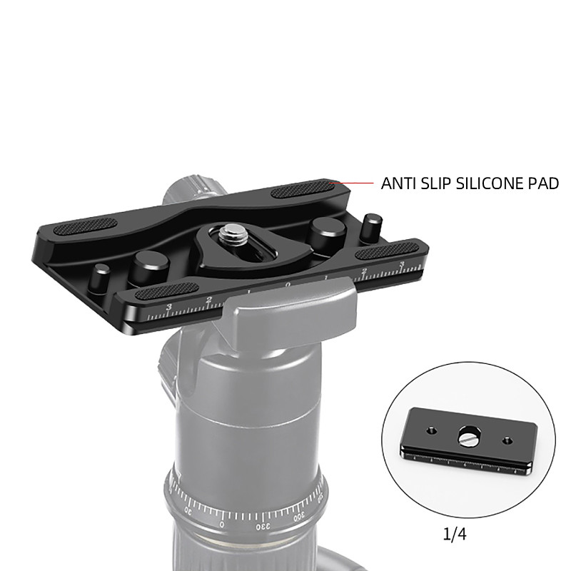 Cable Clamp Block For ARCA Tripod Monopod Quick Release Plate for Ballhead Cable Fixed Lock Winder Camera Data Port Protector