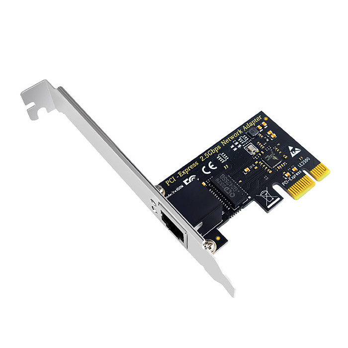 RTL8125BG Gigabit Ethernet PCI Express Network Card 100/1000/2500Mbps 2.5Gbps RJ45 LAN PCI-E Adapter Converter for Desktop PC
