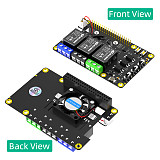 RPi Power Relay Board Expansion Module With Dual Cooling Fans And Automatic Color Changing LED