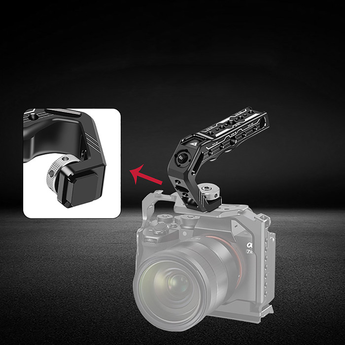 Universal Aluminum alloy Rabbit Cage Case Handle for Fill Lights Microphones Monitors Camera