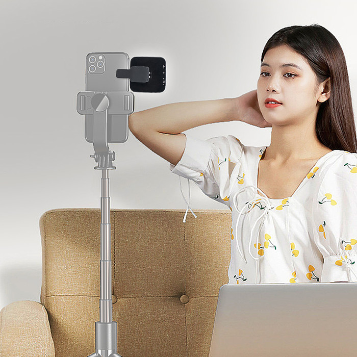 Mini Magnetic Pocket Light for MagSafe for iPhone 12 13 14 15 Series LED Cube Fill Light Lamp with Clip Livestream Video Light