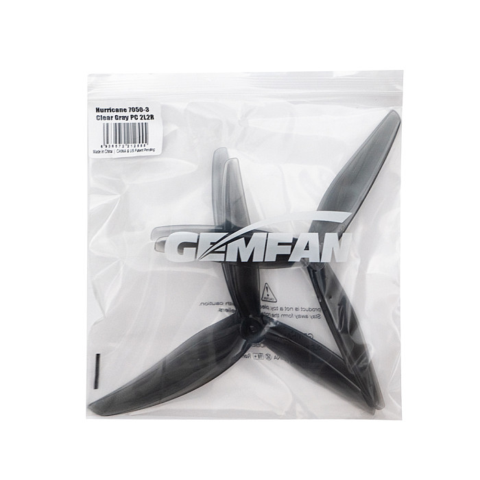 GEMFAN 6045/7050 3 Three Leaf PC Hurricane Propeller Suitable For Motor 2506/2806.5/2808 DIY Remote FPV Drones Accessries