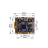 FlyColor Raptor5 Mini Flight Controller 4-in-1 ESC Tower 60A, Suitable For Drone FPV Quadcopter Aircraft