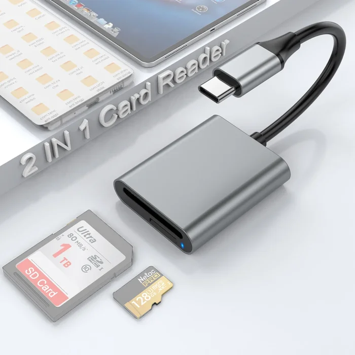 Type-C Adapter SD3.0 TF Memory Card Reader OTG USB3.1 GEN1 5Gbps Cardreader for Laptop Camera Accessories MicroSD Card Adapter