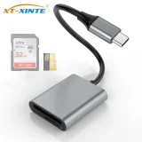 Type-C Adapter SD3.0 TF Memory Card Reader OTG USB3.1 GEN1 5Gbps Cardreader for Laptop Camera Accessories MicroSD Card Adapter