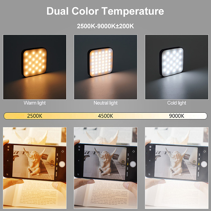 Mini Magnetic Pocket Light for MagSafe for iPhone 12 13 14 15 Series LED Cube Fill Light Lamp with Clip Livestream Video Light