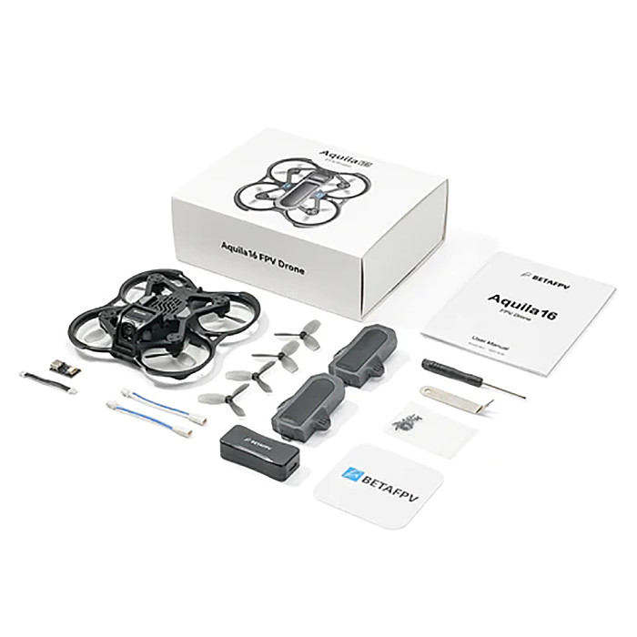 BETAFPV Aquila16 Brushless Quadcopter 1102 18000KV Brushless Motors VR03 Goggles Literadio 2 SE ELRS V3.0 2.4G FPV Quadcopter