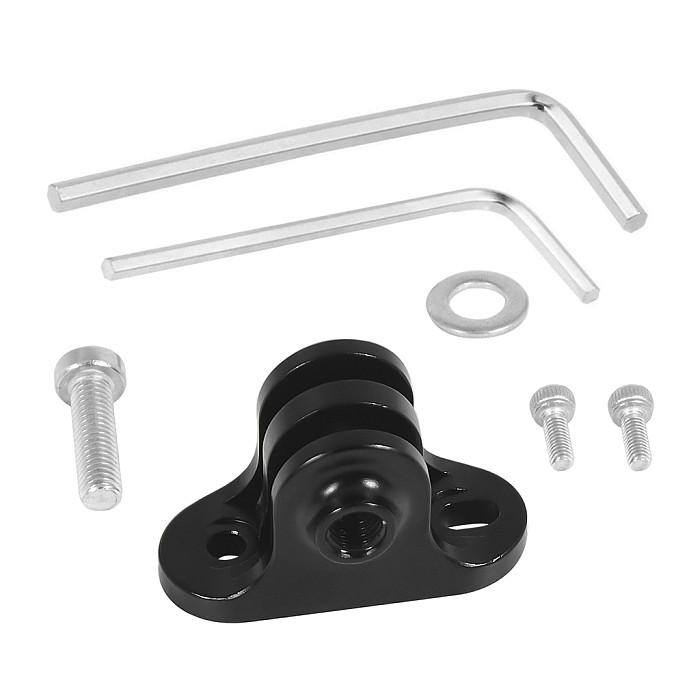 Action Camera Holder Mini Bike Adapter Mount Extension Code Meter Fixed Seat for GoPro Hero13 12 11 10 8 7 for Garmin Bryton MTB