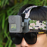 Sunnylife Action4 GO3 Universal Headband Bracket 360 Degree GoPro12 Sports Camera Phone Clip
