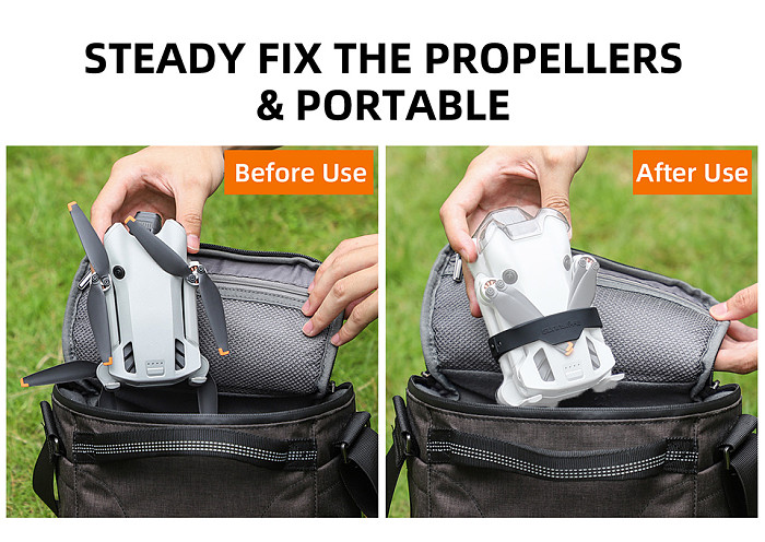 Sunnylife Mini 4 Pro Paddle Tyler Spiral Blade Fixing Accessories Paddle Tyler Chassis Protection Cover