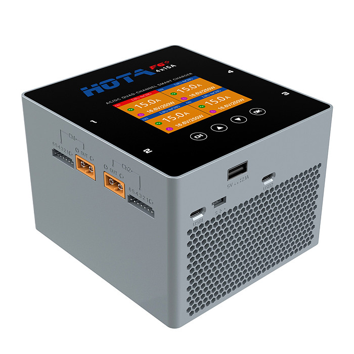 HOTA F6+ 1000W 15Ax4 Dual-Mode Four-Channel Intelligent Balanced Charger